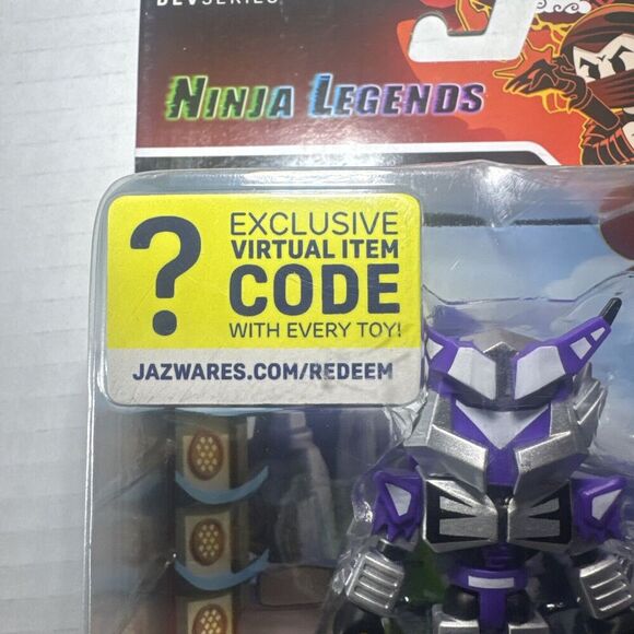 Devseries Ninja Legends Cybernetic Azure Sensei 3" Action Figure New in Package - Picture 3 of 5